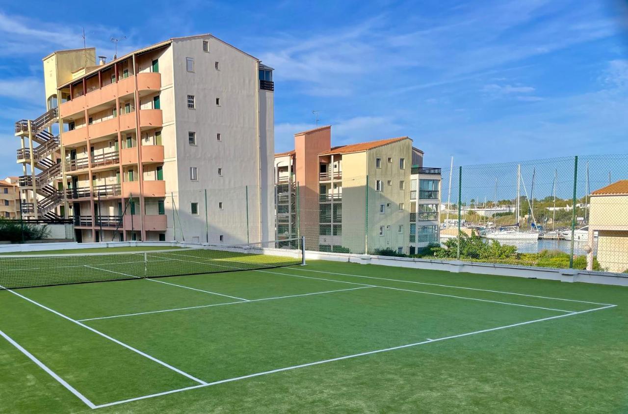 Studio face à la mer 4 couchages Piscine tennis parking privé - Vue magnifique sur la mer Agréable en toutes saisons Ile des pêcheurs - la Brigantine - Nouveau à la location Agde Exterior foto